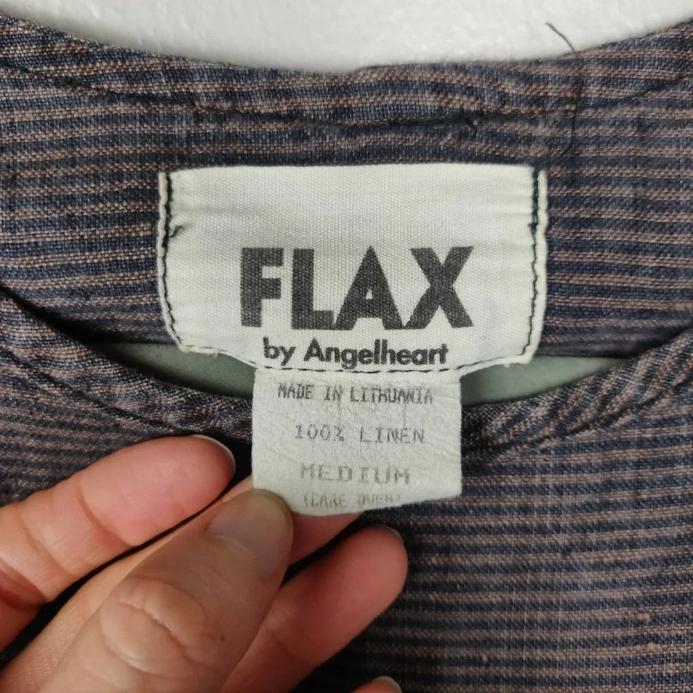 Flax Purple and Black Tunic Top - Picture 6 of 6